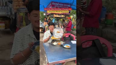 Prayagraj Oldest Dosa Selling Shop👌79+ Years Old Shop♥️ #ytshorts #prayagraj #dosa