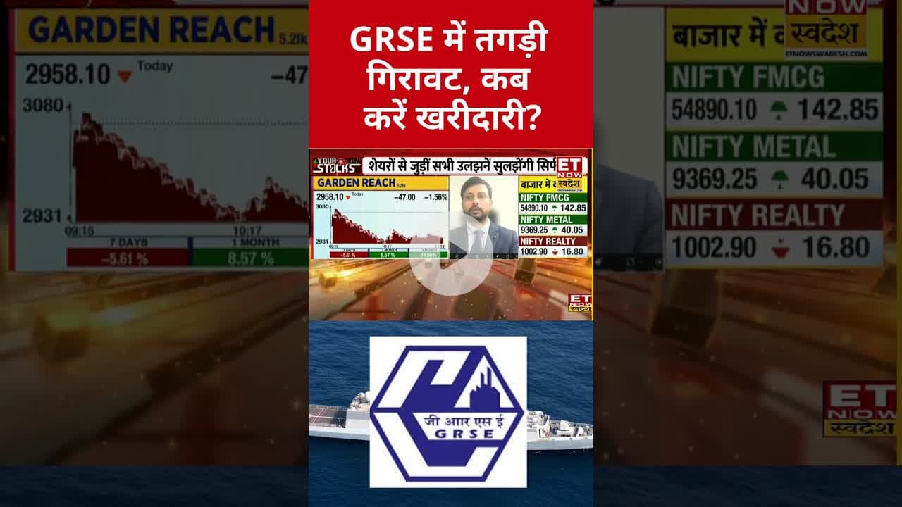 Garden Reach में भारी गिरावट, क्या करें? #grse #gardenreach #shorts #stockmarket #sharemarket #nifty