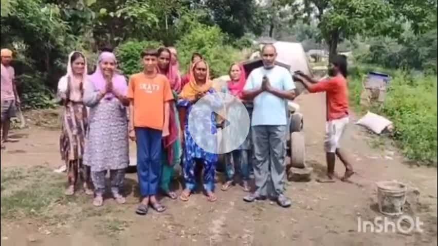लगदू: संध गांव के रास्ते का निर्माण कार्य शुरू, लोगों ने जताया विधायक का आभार