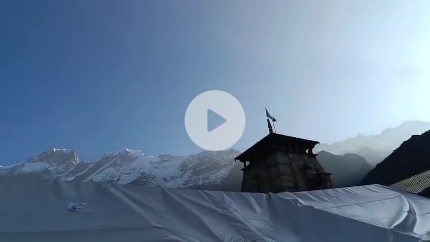 kedarnath live video bahut acha drisya jay shree kedarnath #kedarnath#kedarnathtemple