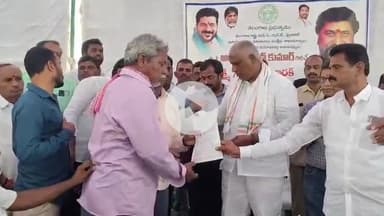 గొల్లపల్లి: గొల్లపల్లిలో లబ్ధిదారులకు చెక్కులు పంపిణీ చేసిన మంత్రి అడ్లూరి లక్ష్మణ్ కుమార్