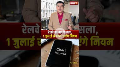रेलवे का बड़ा फैसला | 1 जुलाई से बदल जाएंगे नियम #indianrailways #1july #rules #train #ytshorts #cg
