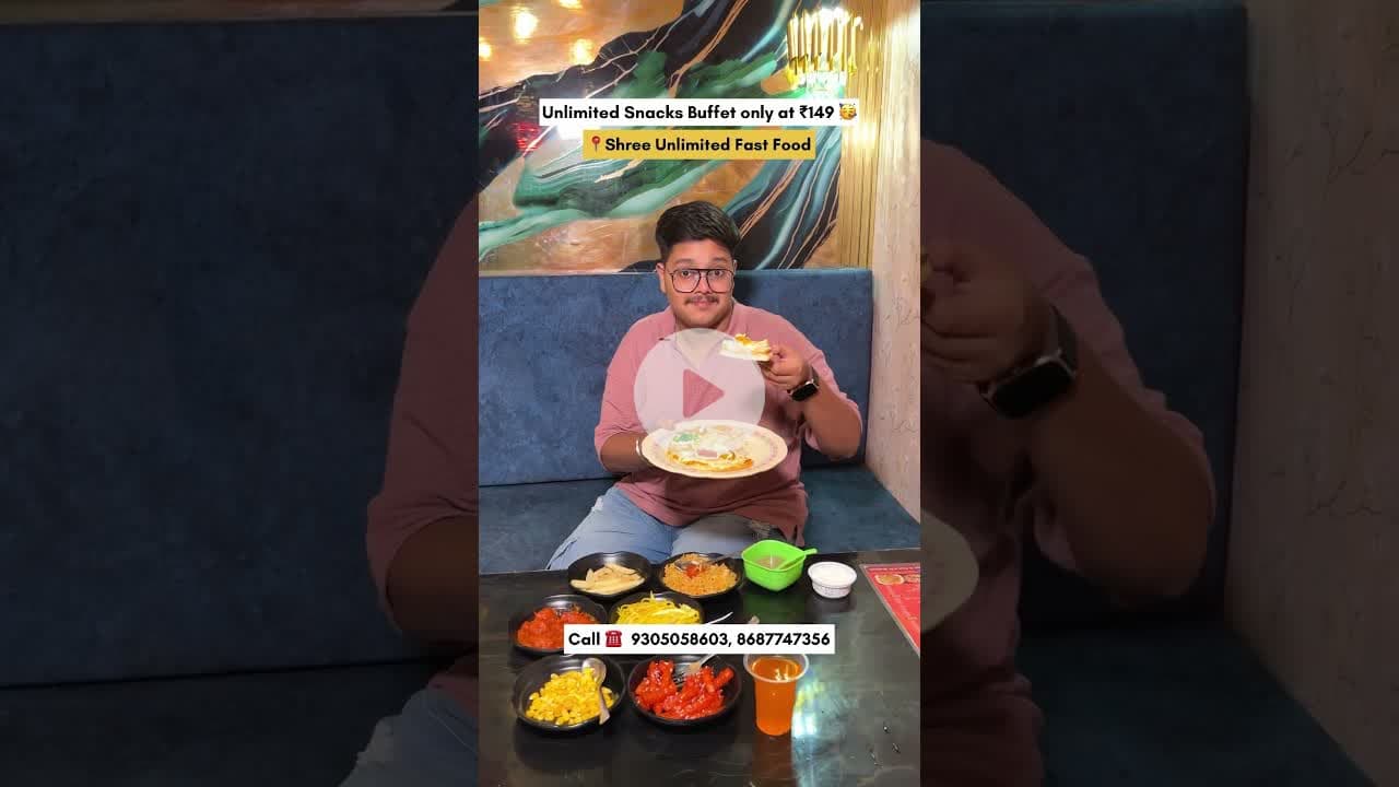😱 UNLIMITED SNACKS at just ₹149! #prayagraj #unlimitedbuffet #youtubeshorts