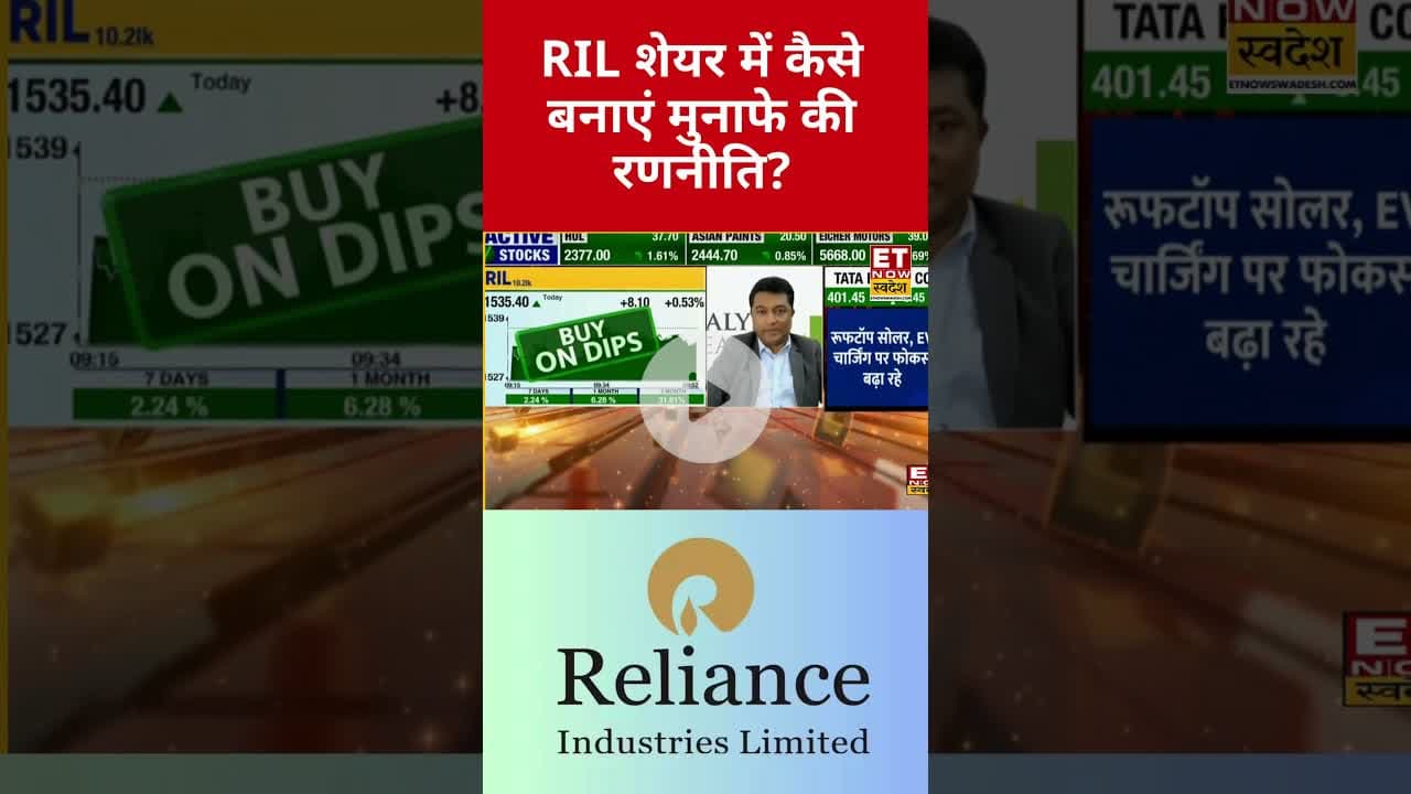 RIL शेयर में Expert से जानिए कैसे बनाएं निवेश की स्मार्ट स्ट्रेटेजी? #shorts #reliance #swadesh