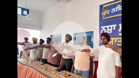 ਭਵਾਨੀਗੜ੍ਹ: ਪਿੰਡ ਸੰਤੋਖਪੁਰਾ ਵਿਖੇ ਪੰਜਾਬ ਸਰਕਾਰ ਵੱਲੋਂ ਚਲਾਈ ਗਈ ਮੁਹਿੰਮ ਯੁੱਧ ਨਸ਼ਾ ਵਿਰੁੱਧ ਸਬੰਧੀ ਲੋਕਾਂ ਨੂੰ ਕੀਤਾ ਗਿਆ ਜਾਗਰੂਕ