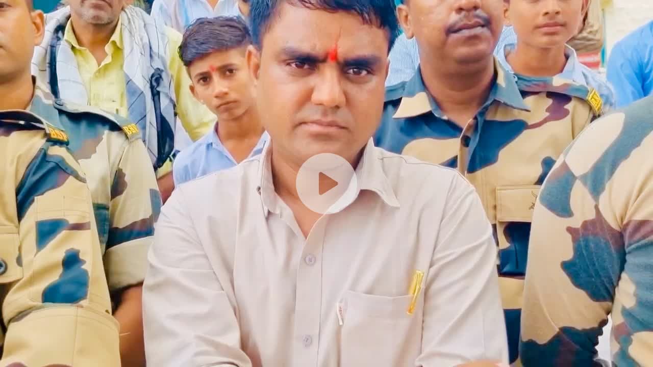 भारत-पाक बॉर्डर_पर_रक्षाबंधन☘️ के दिन #जनसेवक किशोर दुल्हेपुरा ने BSF जवानों के संग मनाई रक्षाबंधन…