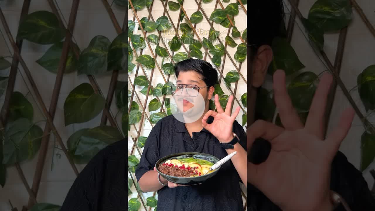 Comment “Protein” for product link💫Super Healthy High-Protein Fruit Bowl 🍎💪 #ytshorts #protein