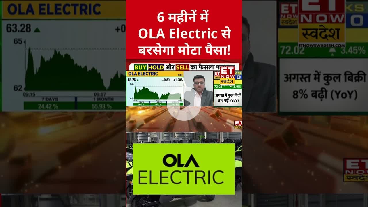 OLA Electric में बनेगा तगड़ा पैसा! #olaelectric #stockmarket #sharemarket #etnowswadesh #shorts
