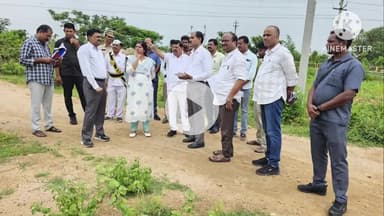 కొండమల్లేపల్లి: ఇంటిగ్రేటెడ్ రెసిడెన్షియల్ స్కూల్ నిర్మాణ పనులు కోసం స్థల పరిశీలన:జిల్లా కలెక్టర్ ఇలా త్రిపాఠి, ఎమ్మెల్యే బాలు నాయక్