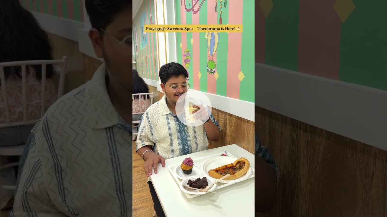 Theobroma Prayagraj – Where Food Meets Aesthetic Vibes♥️😍 #ytshorts #prayagraj #theobroma
