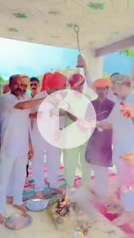 बाण माता का हवन रामगढ आसपुर डूंगरपुर
