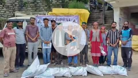 नित्थर: श्रीखंड वेलफेयर एंड चैरिटेबल सोसायटी ने आनी और निरमंड में 200 परिवारों को राहत सामग्री बांटी