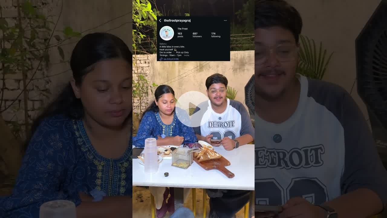 The Frost” – Home Bakery by Shaheer ✨🍰 #food #prayagraj #homebaker #ytshorts