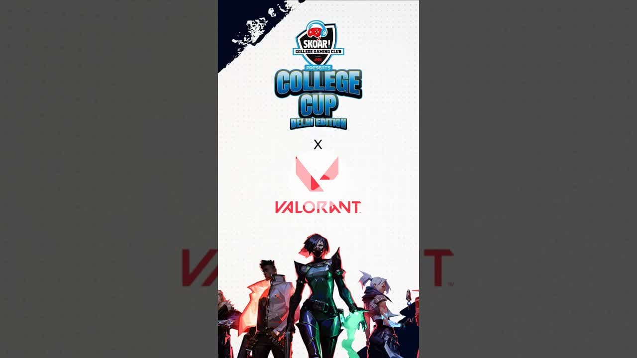 Prizepool worth 15 Lakhs! Join Skoar College Cup Now! #valorant #valorantindia #valoranttournament