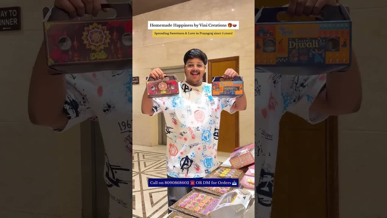 This Home Baker from Prayagraj is Spreading Sweetness this Diwali 🍫 #ytshorts #prayagraj #homebaker