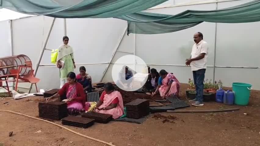 ஏற்காடு: ஏற்காட்டில் குளிர் காலத்தை வரவேற்கும் வகையில் பூச்செடிகள் வளர்ப்பதற்கான பணிகள் துவங்கியது