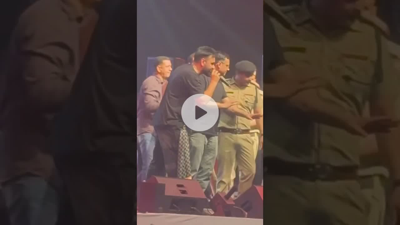 अचानक स्टेज छोड़कर भागते हुए निकले पंजाबी गायक बब्बू मान! क्या रहे कारण? #kaithalcity #babbumaanlive