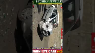 नेशनल हाईवे 5 पर सलोगड़ा के शिव मंदिर के नजदीक एक निजी बस व कार के बीच ज़बरदस्त भिड़ंत  #solan #Sal