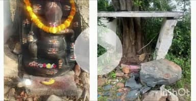 బల్మూర్: బల్మూర్ మండల కేంద్రంలో దేవత విగ్రహాల ధ్వంసం చర్య తీసుకోవాలని డిమాండ్