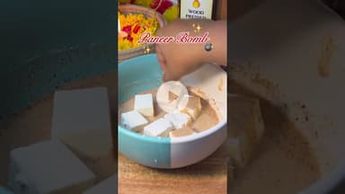 #shortvideo Paneer Bomb 💣 #recipe #trending #viral #paneerrecipe #yshorts