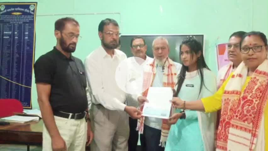 চমৰীয়া: সোনতলী আঞ্চলিক মহাবিদ্যালয়ত নিযুত মইনা আঁচনিৰ চেক বিতৰণ