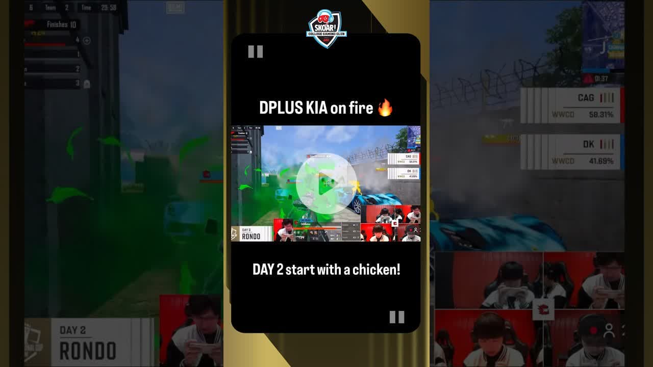 DPLUS KIA’s First Chicken Dinner on Day 2 🔥#BMIC2025 #BMICDelhi #DPlusKia #CAGOsaka #BMICHighlights