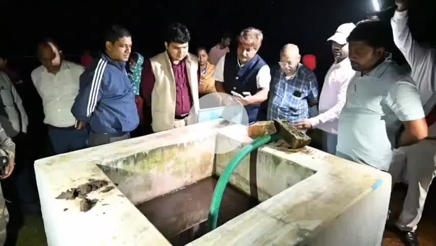 पाकुड़: उपायुक्त ने गोवर्धन योजना एवं पाकुड़ ग्रामीण जलापूर्ति योजना का किया स्थल निरीक्षण #pakur #gas #test