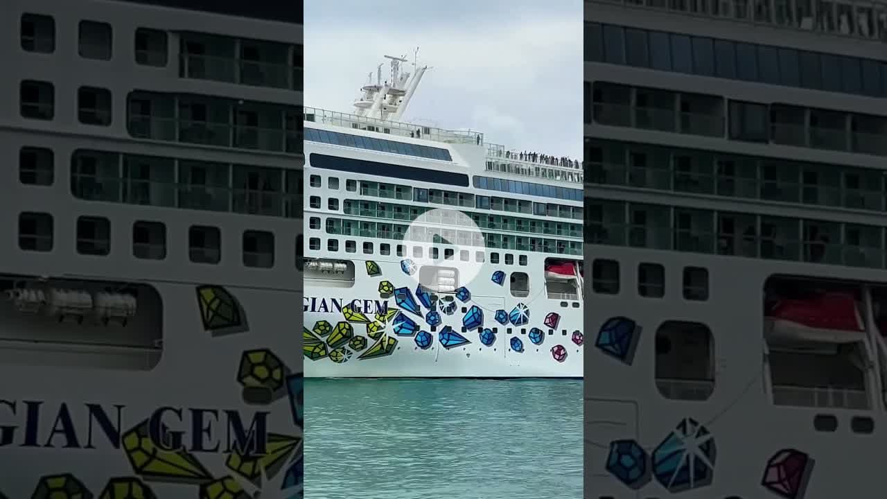 Norwegian Gem 🛳️ #like #share #comment #subscribe #cruiseship #cruise #vacation #shorts #short #wow