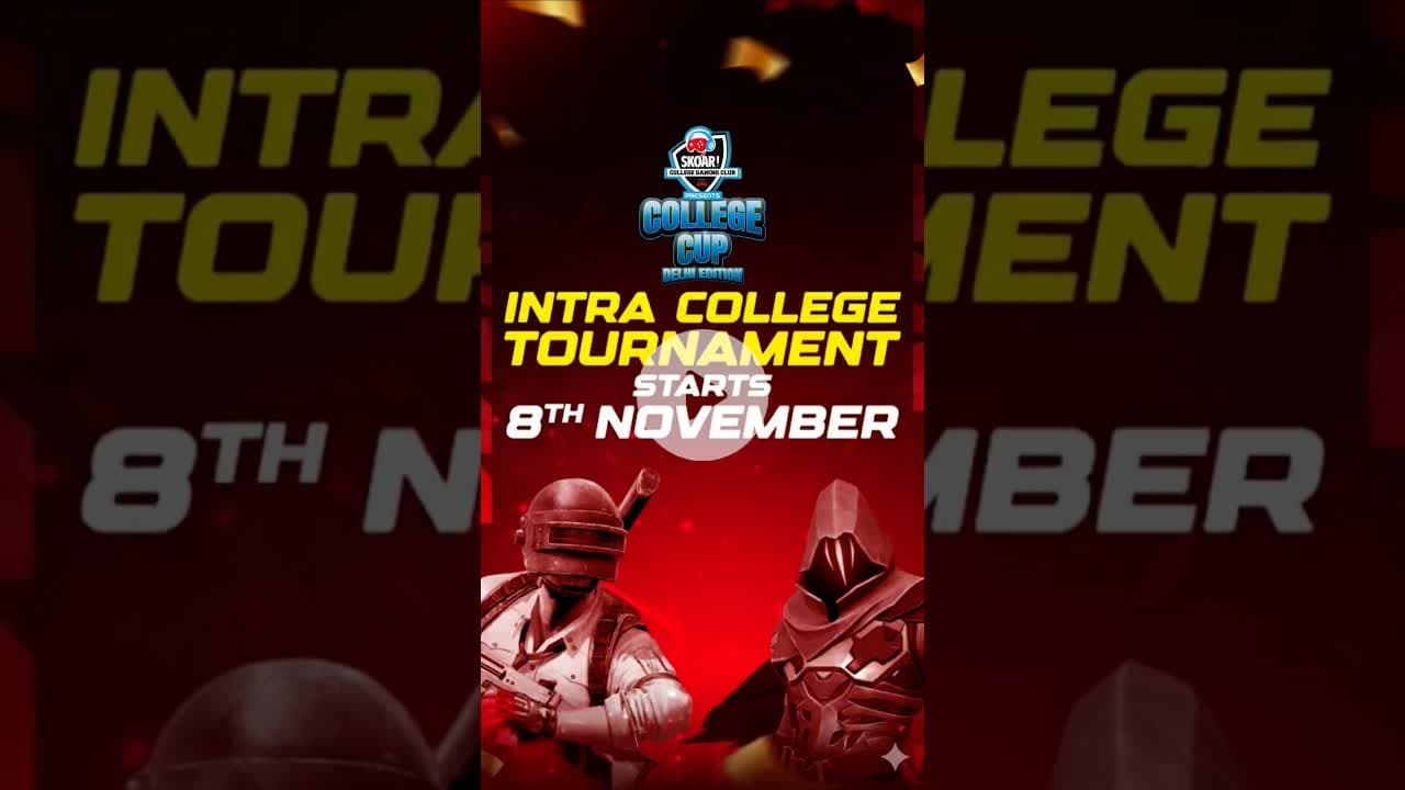 Skoar College Cup - Intra College Tournament begins! 🔥 #valorant #bgmi #skoarcollegecup