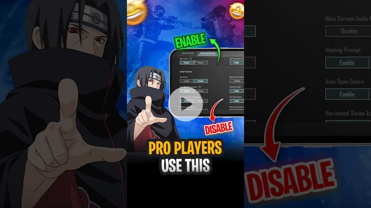 BGMI Esports Players Secret Settings Revealed #BGMI #BGMISensitivity #EsportsSettings #BGMIProTips