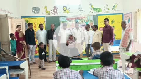 దోమ: నేటి బాలలే రేపటి పౌరులు అయినాపూర్ గ్రామంలో ప్రభుత్వ పాఠశాల బాలల దినోత్సవం లో ఎంఈఓ వెంకట్