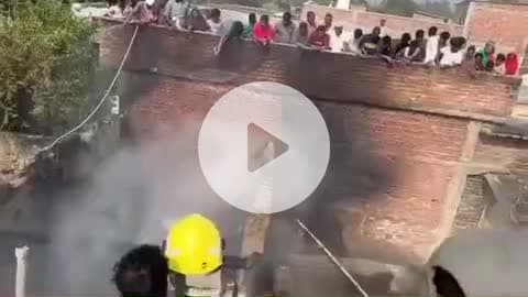लौकही: आगजनी में लाखों की संपत्ति जलकर राख