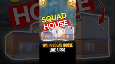 1v4 in Squad House Like a Pro🔥#bgmitips #bgmi2025 #bgmitricks #squadhousefight #bgmigameplay