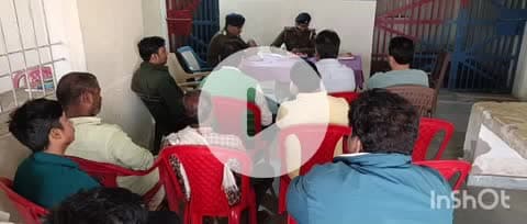 बेनीपट्टी: घोघरडीहा थाना परिसर में पुलिस और जनता के साथ बैठक आयोजित
