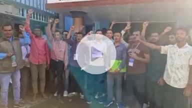 করিমগঞ্জ: অল আসাম PHE অস্থায়ী কর্মচারী পরিষদের উদ্যোগে সমগ্র রাজ্যের সঙ্গে সঙ্গতি রেখে শ্রীভূমিতেও PHE অফিস ঘেরাও