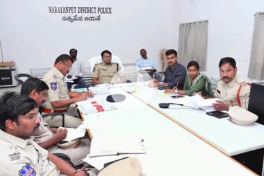 నారాయణపేట్: వీడియో కాన్ఫరెన్స్ లో పాల్గొన్న ఎస్పీ డాక్టర్ వినీత్