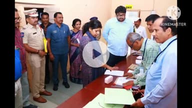 దామరచర్ల: దామరచర్లలో గ్రామపంచాయతీ ఎన్నికల క్లస్టర్ ను పరిశీలించిన జిల్లా కలెక్టర్ ఇలా త్రిపాఠి