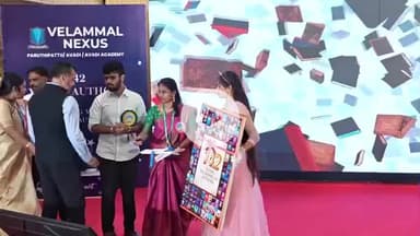 ஆவடி: முகப்பேர் வேலம்மாள் பள்ளி மாணவர்கள் எழுதிய 142 புத்தகங்கள் ஒரே நேரத்தில் வெளியிடப்பட்டது