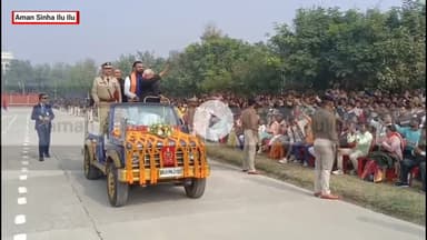 बिहार पुलिस #अकादमी राजगीर में दीक्षांत समारोह,#मुख्यमंत्री #नीतीश कुमार ने लिया भाग। #nitishkumar