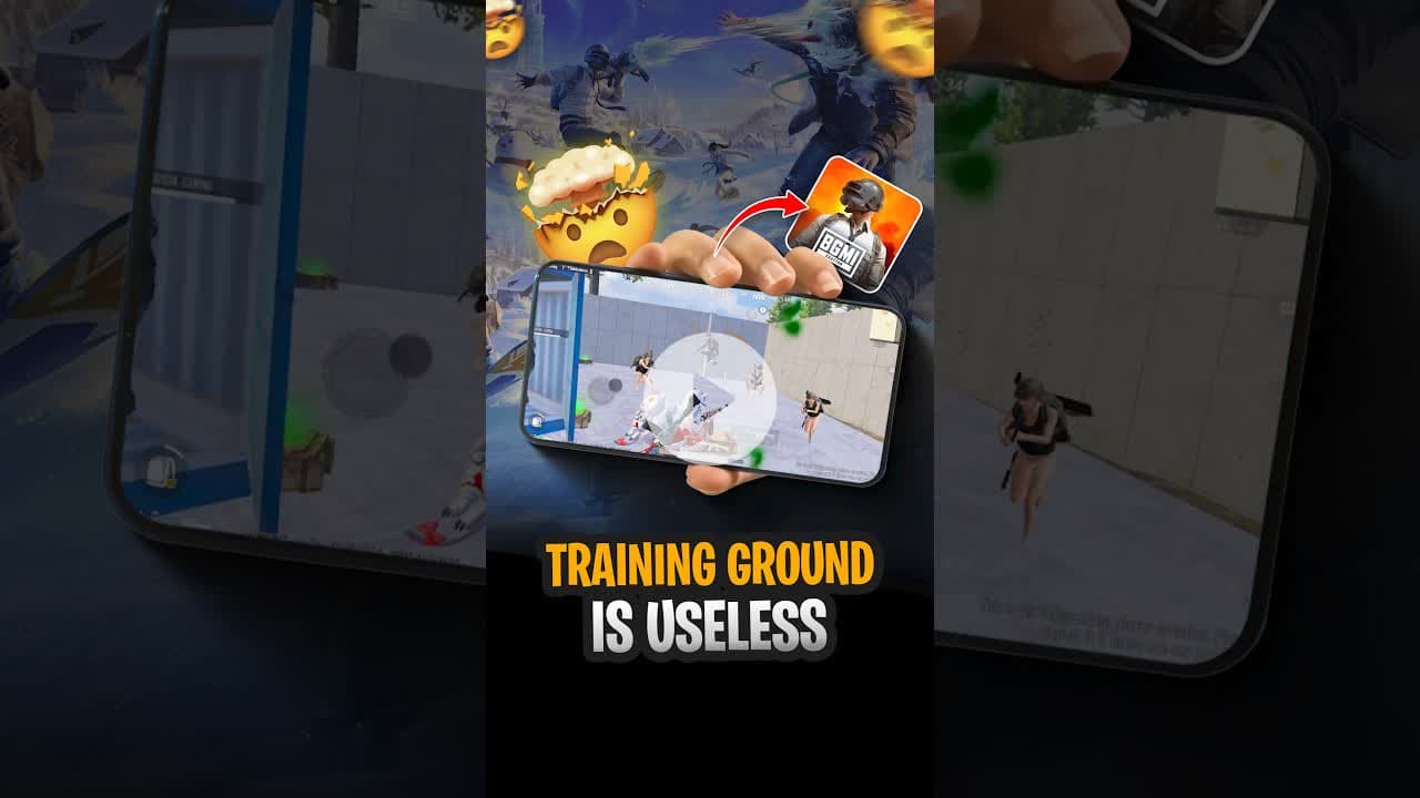 Training ground is useles 🤦#bgmiwowmode #bgmitraining #bgmipractice #bgmireflex #bgmiaim #bgmi