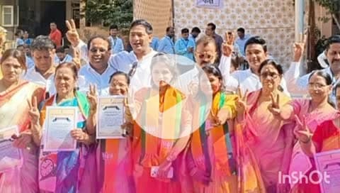 पेण: पेण नगरपालिकेवर भाजपच्या नगराध्यक्ष प्रीतम ललित पाटील विजयी