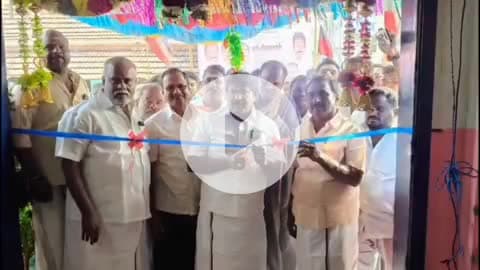 வேப்பந்தட்டை: வாலிகண்டபுரத்தில் பகுதி நேர ரேஷன் கடை,எம்எல்ஏ பிரபாகரன் திறந்து வைத்தார்