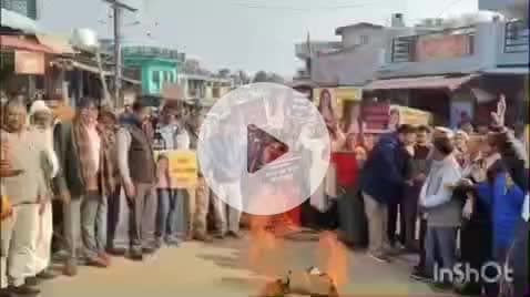 लमगड़ा: कांग्रेस ने लमगड़ा में अंकिता को न्याय की मांग को लेकर निकाली जनआक्रोश रैली, सरकार पर वीआईपी को बचाने का आरोप