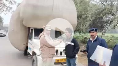 बवानी खेड़ा: गांव बवानी खेड़ा में यातायात पुलिस सख्त, नियम तोड़ने वालों पर कसा शिकंजा