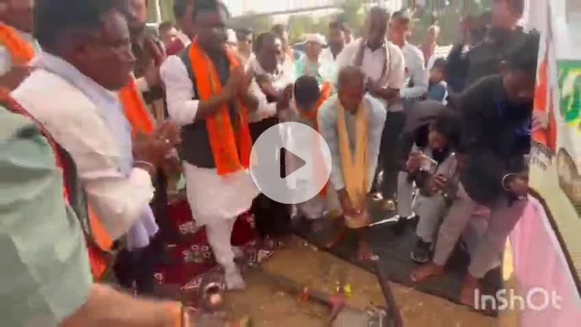 नरहरपुर: चनार नरहरपुर मार्ग के चौड़ीकरण कार्य का भूमि पूजन किया गया, 40 करोड़ 23 लाख की लागत से बनेगी सड़क