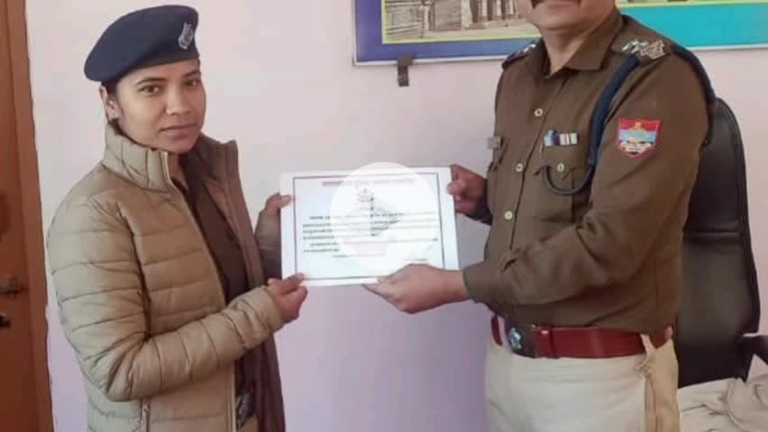 लमगड़ा: ब्लाइंड मर्डर केस का सफल खुलासा, पुलिस कर्मियों को मिला सम्मान