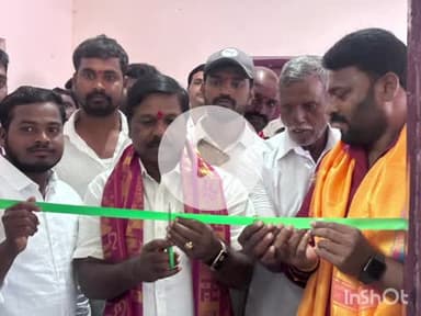 వంగూర్: అన్నారం గ్రామంలో నూతన గ్రామపంచాయతీ కార్యాలయం ప్రారంభించిన అచ్చంపేట ఎమ్మెల్యే డాక్టర్ వంశీకృష్ణ