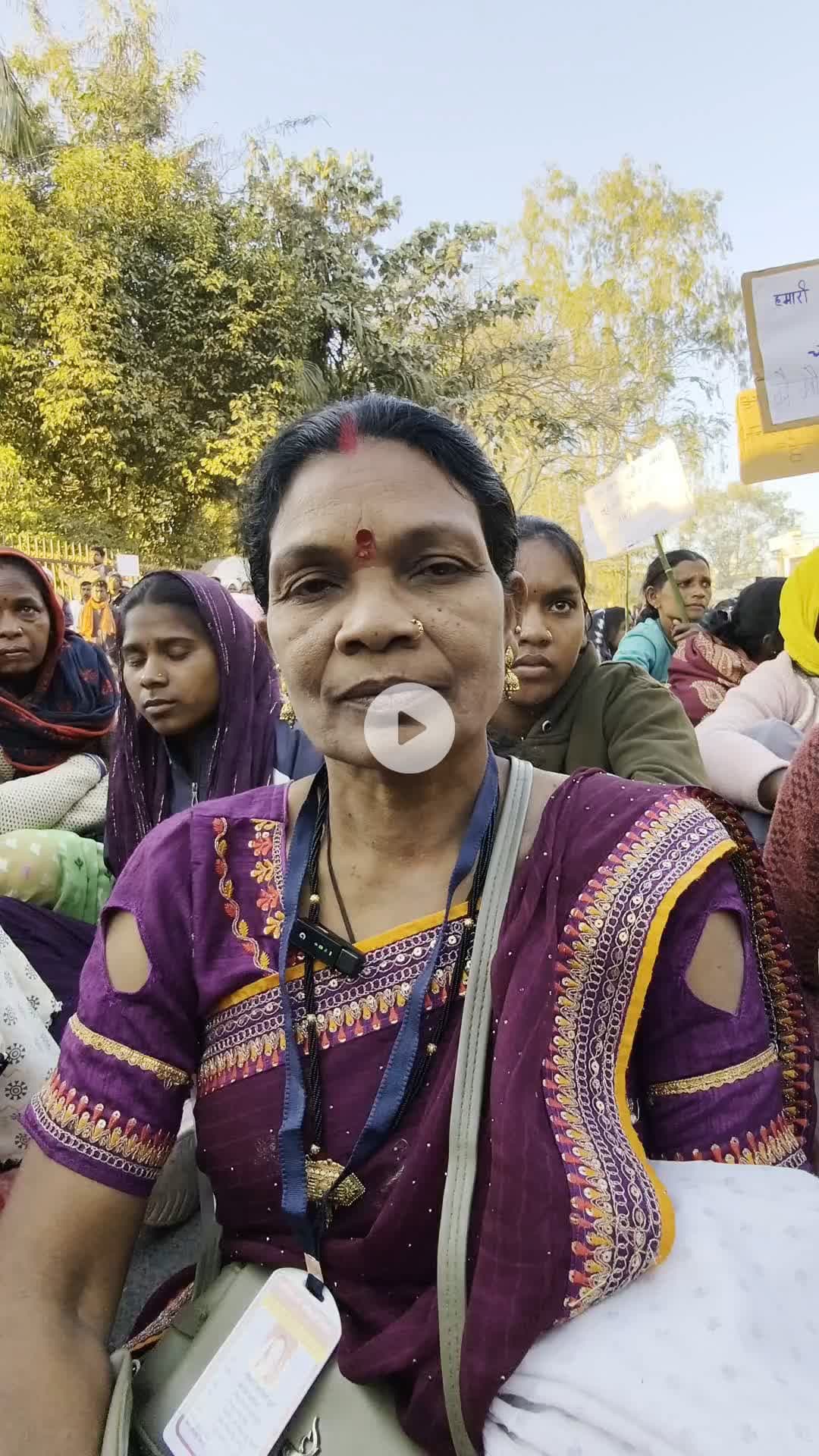 जल, जंगल, जमीन और पर्यावरण को बचाने के लिए अंबिकापुर में आंदोलन सावित्री ।