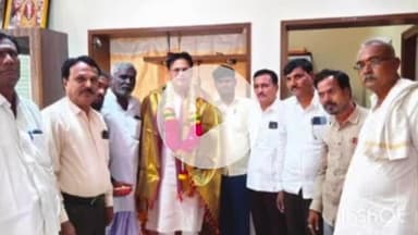 ಜೇವರ್ಗಿ: ನರಿಬೋಳ ಗ್ರಾಮದಲ್ಲಿ ಕೆಕೆಆರ್ಡಿಬಿ ಅಧ್ಯಕ್ಷ ಶಾಸಕ ಅಜಯ್ ಸಿಂಗ್ಗೆ ಸನ್ಮಾನ