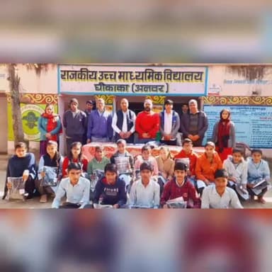 किशनगढ़ बास: स्नेह फाउंडेशन द्वारा घिकाका एवम कोटकासिम संस्कृत विधालय मे मेधावी छात्रों को स्कोलरशिप प्रदान की गई
#ramyadav